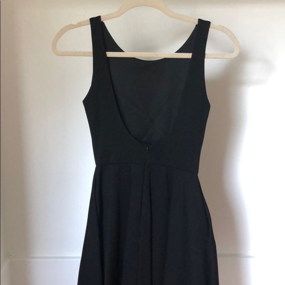 NWOT Low Back Fit and Flare Dress with Pockets - Picture 5 of 8